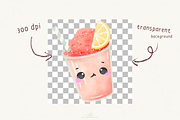 Summer Treats Kawaii Clipart, a Food Illustration by Blumensdiary (Thumbnail 3 of 7)