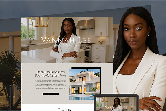 Luxury Real Estate Wix Website preview 8