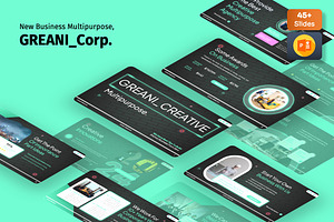 Greani - Corporate Powerpoint, a Presentation Template by Dhabee