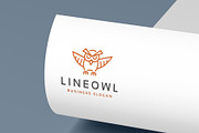 Line Smart Owl Logo, a Branding & Logo Template by Design_Planet (Thumbnail 3 of 4)