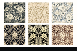 Vintage Lace Digital Paper