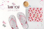 Floral Icecream Watercolor Set, an Illustration by TanataDesign (Thumbnail 12 of 13)