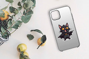 Spooky Halloween Cat Vector Clipart, a Seasonal Illustration by ARTify Illustrations (Thumbnail 10 of 10)