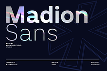 Madion Sans -Modern Formal Sans