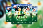 Brunch Flyer Template, a Flyer Template by StarPixles11 (Thumbnail 1 of 3)