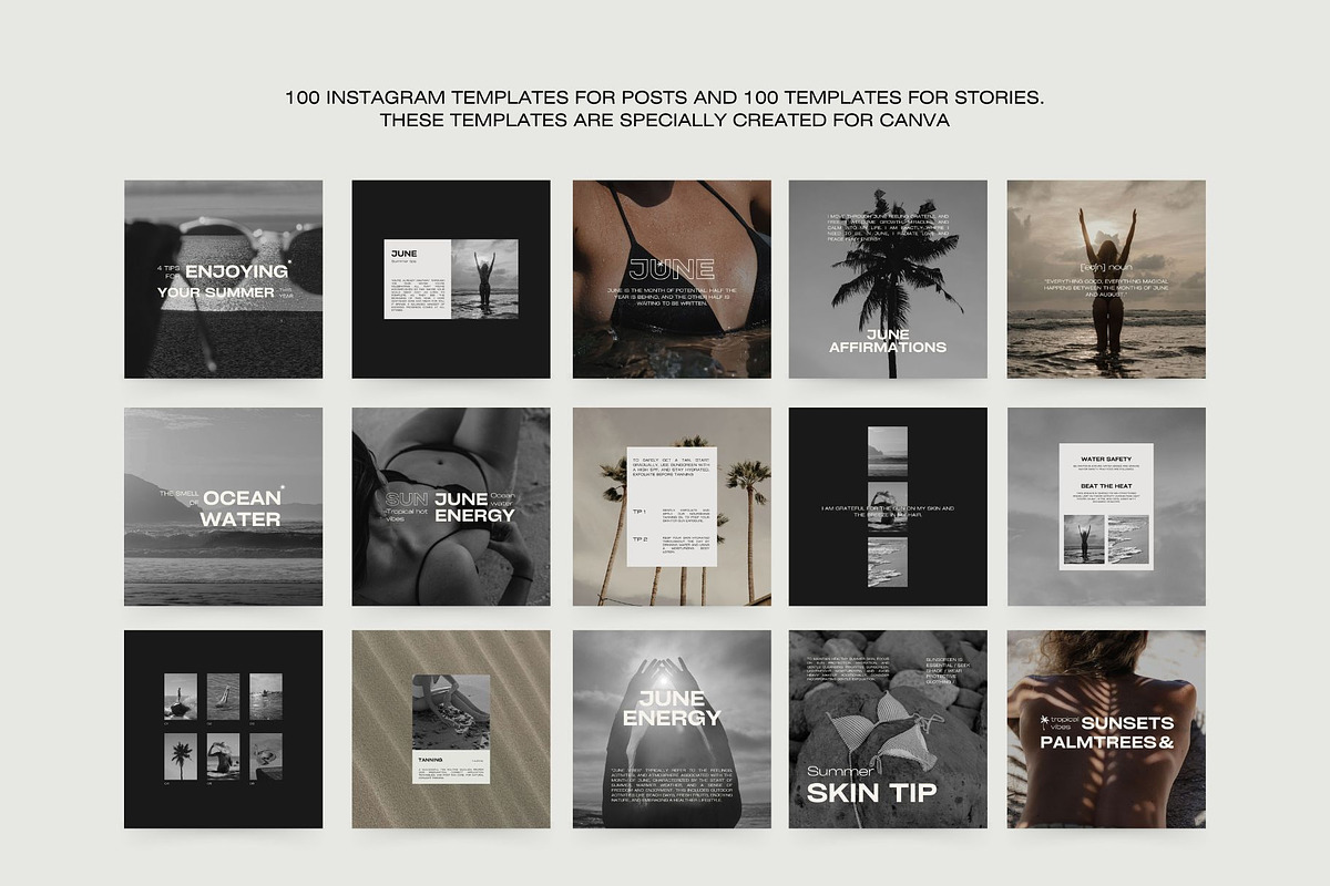 Aesthetic Instagram Templates XVII, a Social Media Template by Instprofi | Studio Estimo (Photo 5 of 12)
