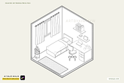 Procreate Isometric Room Brush Pack, a Brush Add-On by Artbykimmyw (Thumbnail 13 of 18)