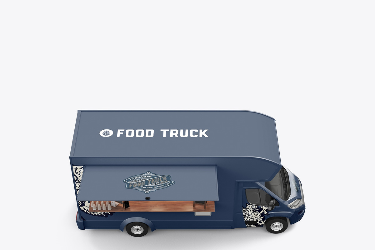 Food Trailer Mockup, a Product Mockup by OneVectorStock (Photo 9 of 16)