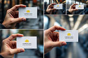 25 PSD MOCKUPS, BUSINESS CARDS, an Advertising Mockup by Mockup Stories (Thumbnail 3 of 6)