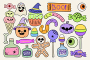 Whimsical Halloween Illustrations, a Seasonal Illustration by Alina Sh (Thumbnail 3 of 8)