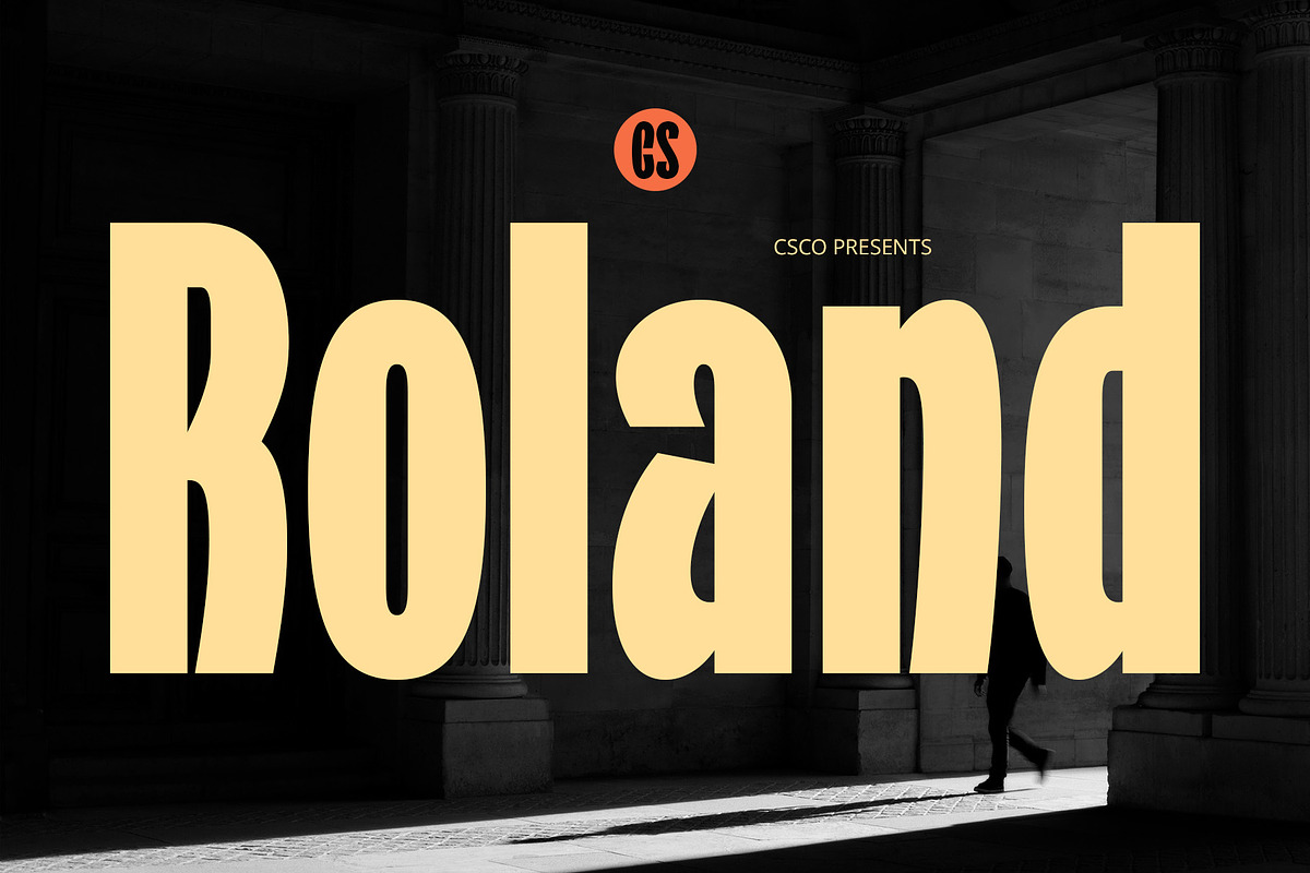 CS Roland – Bold Font, a Sans Serif Font by Craft Supply Co. (Photo 1 of 8)