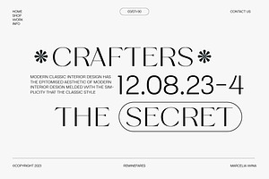 Remine Fares Display Font