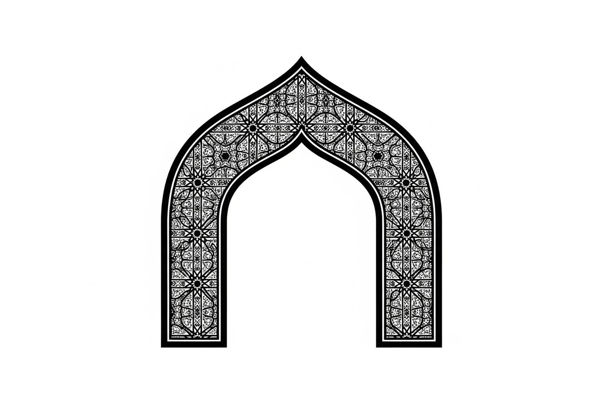 Islamic Arch Window Vector Bundle, an Illustration by yasushie (Photo 43 of 51)
