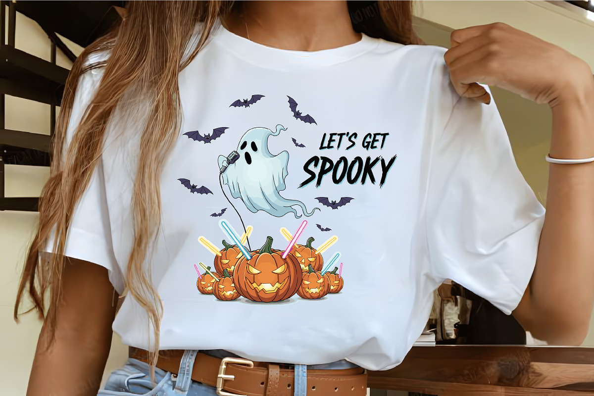 Let's Get Spooky Ghost Party SVG, an Illustration by CrexoraLab (Photo 2 of 4)