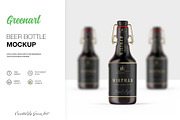 Beer Bottle Mockup, a Product Mockup by Green Art (Thumbnail 1 of 7)