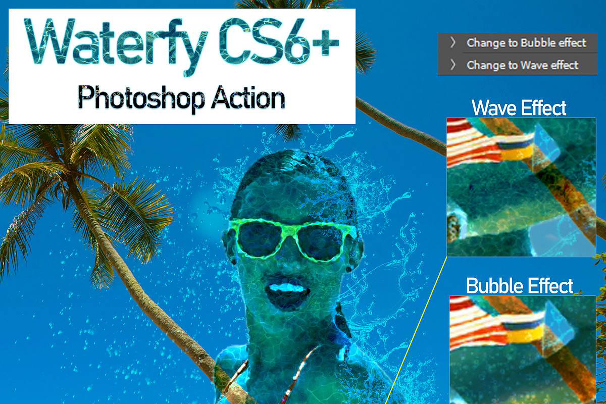 Waterfy Photoshop Action, an Action Add-On by JLDesignsPH (Photo 1 of 5)