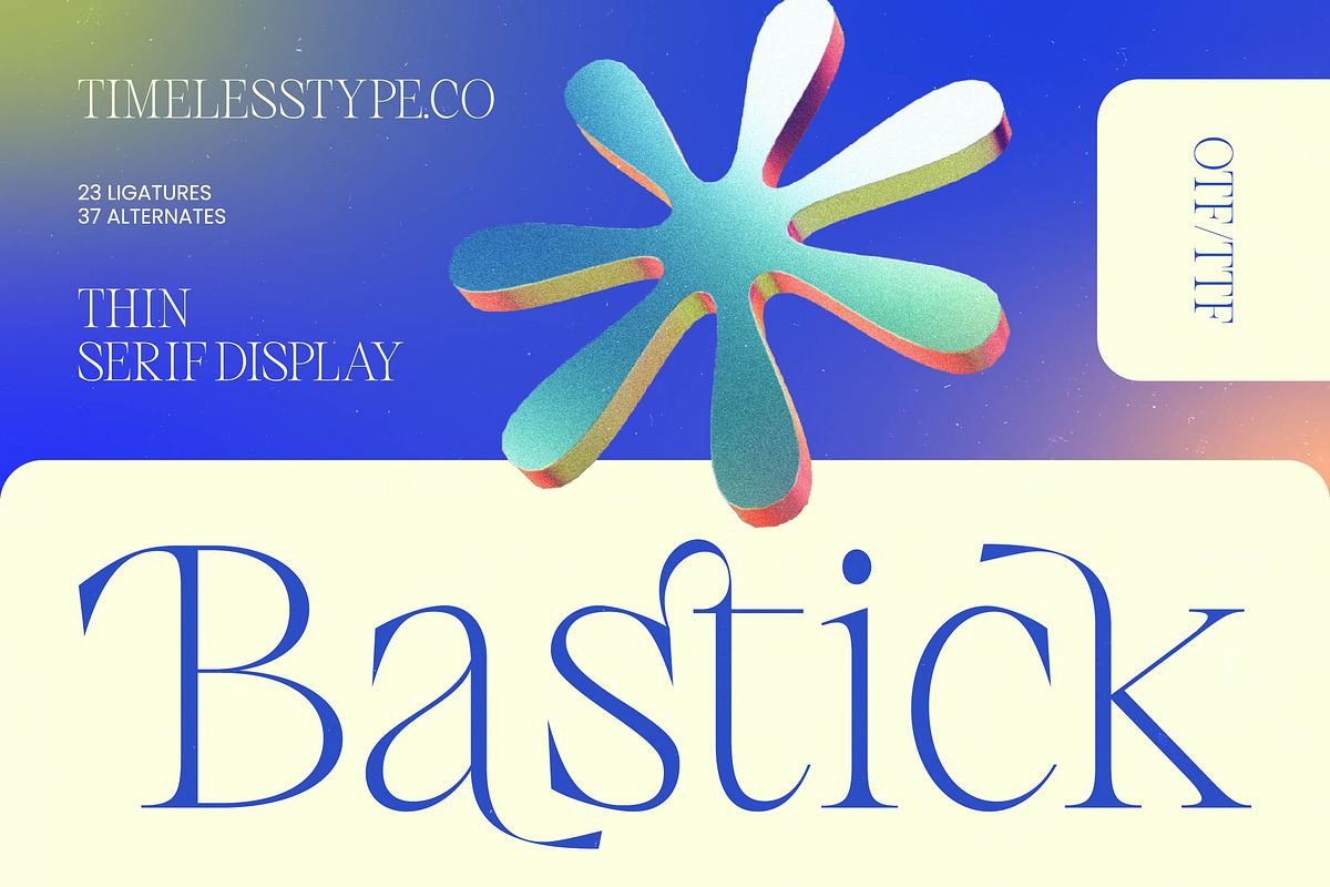 Bastick Thin Serif Display, a Serif Font by timelesstype.co (Photo 1 of 10)