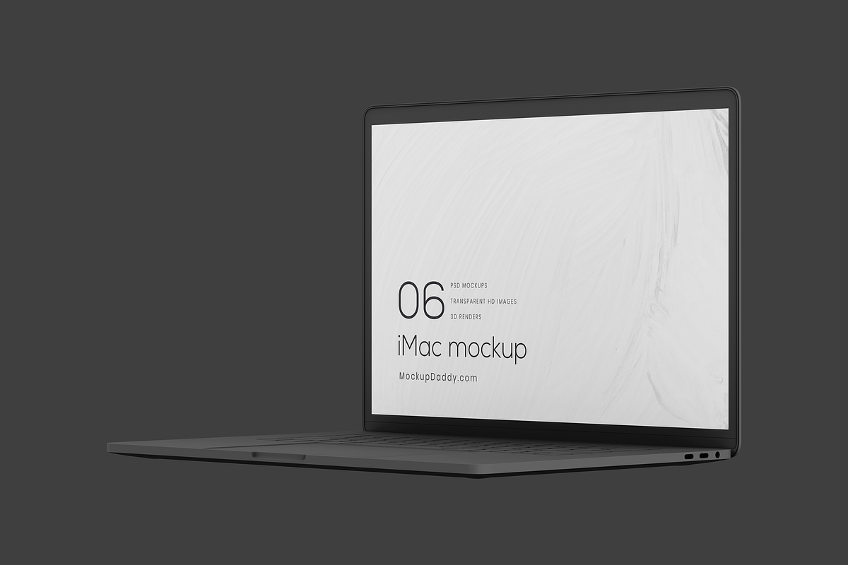 Macbook Pro Clay Mockups, a Books & Magazine Mockup by Mockupdaddy (Photo 4 of 16)