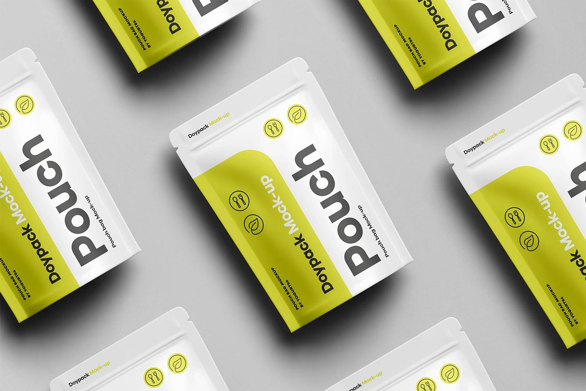 Doypack Pouch Mock-up, a Packaging Mockup by Se٧enStudio (Photo 11 of 12)