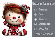 Christmas Clipart Bundle, an Illustration by Pixels.Craft (Thumbnail 3 of 6)