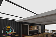 3D Model Container Cafe 13, an Architecture 3D Model by SR 3D Visual (Thumbnail 16 of 20)