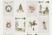 Christmas animals Winter woodland, an Animal Illustration by 60secondsArt (Thumbnail 6 of 15)