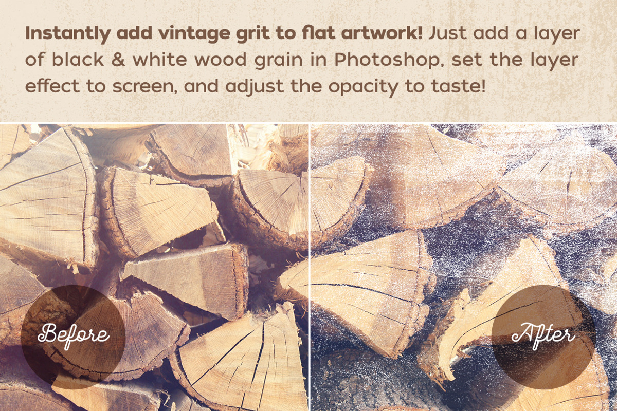 50 Walnut Wood Textures & Brushes preview 2
