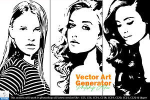 Vector Art Generator Action