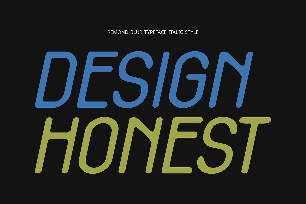 Remond Blur, a Sans Serif Font by Craft Supply Co. (Photo 4 of 8)