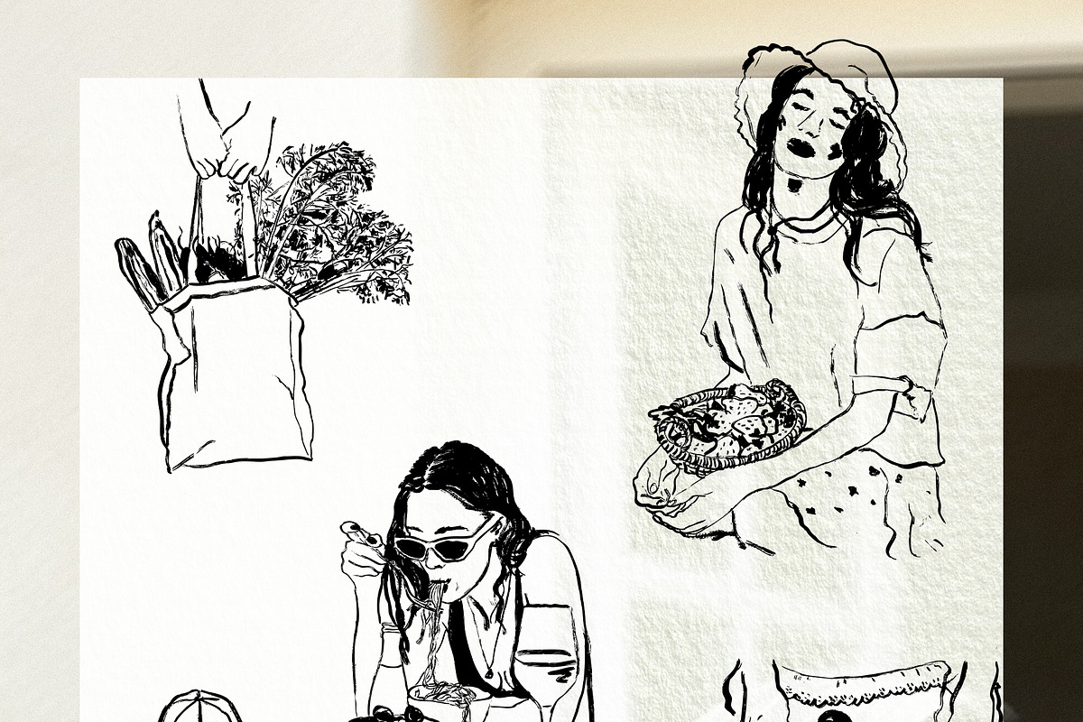 Summer days: Ink Illustrations, a Decorative Illustration by divanovskaya_nv (Photo 13 of 19)