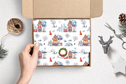 CHRISTMAS HOUSES, a Decorative Illustration by Elena_Sedova (Thumbnail 10 of 11)
