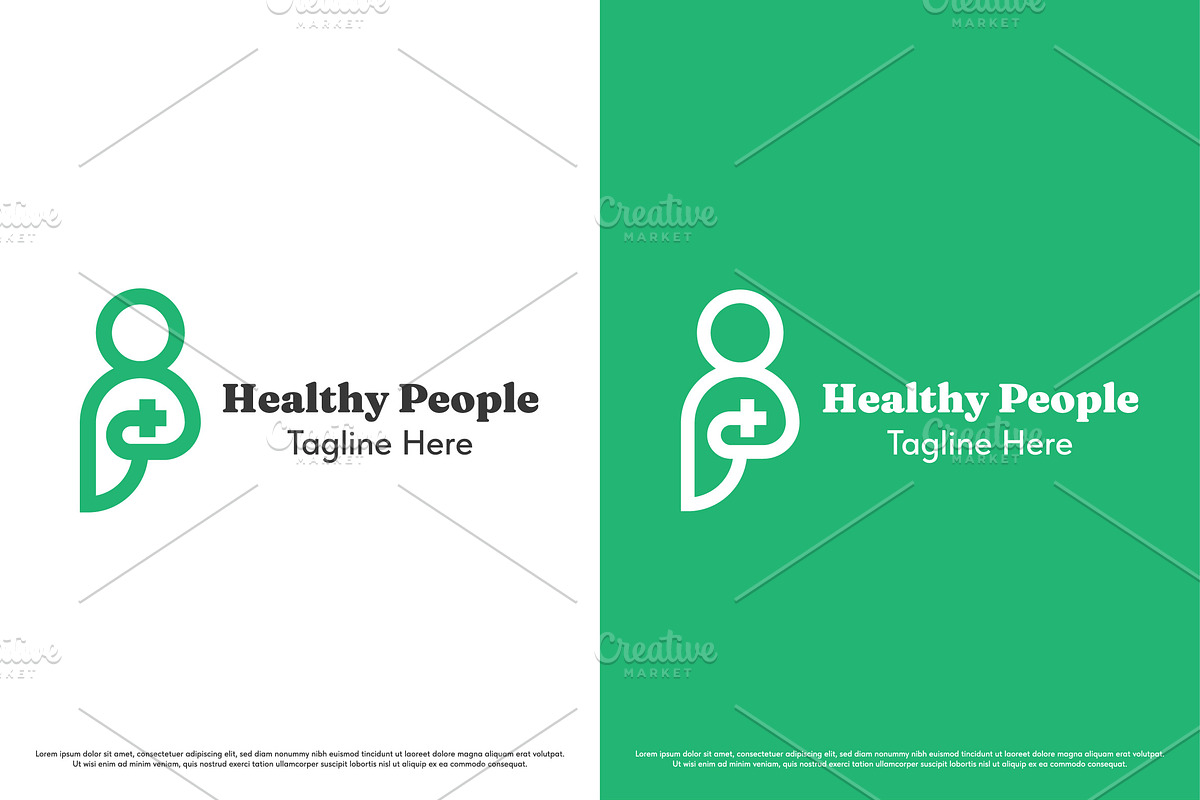 Healthy Patient Logo Design Vector, a Branding & Logo Template by Morvana Crew