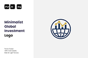 Minimalist Global Investment Logo, a Branding & Logo Template by Luxury Logos (Thumbnail 1 of 4)