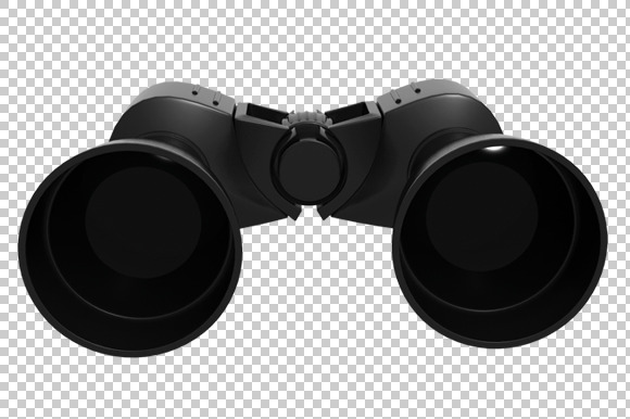 Binoculars 3D Render Png