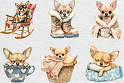 Cozy Chihuahua Clipart, an Illustration by Black Bird Studio (Thumbnail 5 of 6)