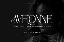 Avelonne - Elegance Serif Font