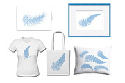 Blue feathers, an Illustration by Illustree (Thumbnail 2 of 2)