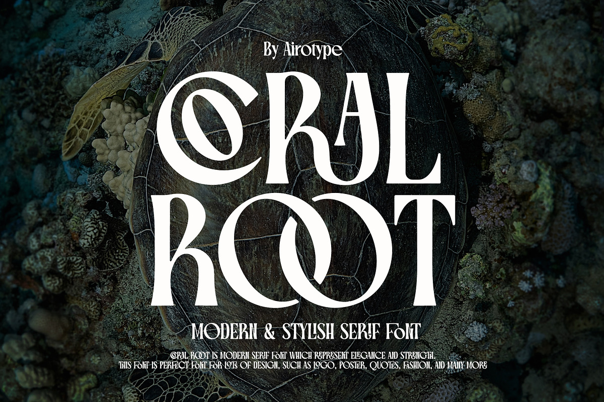 Coral Root - Stylish Serif Font, a Serif Font by Airotype (Photo 1 of 13)