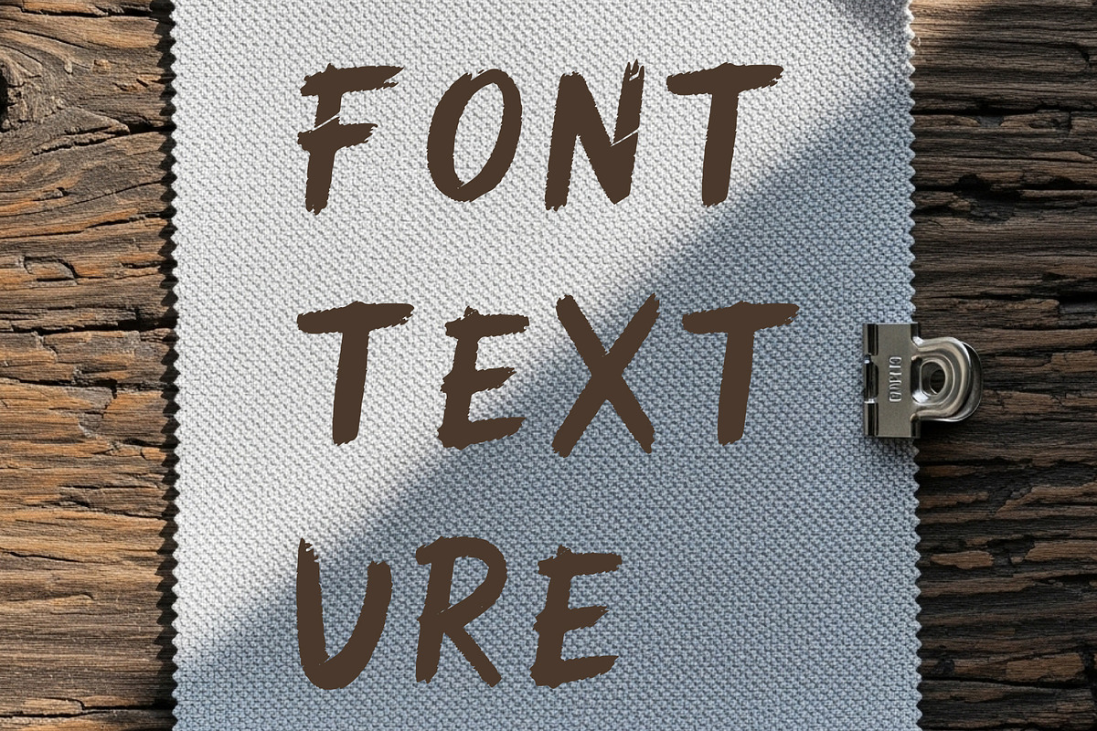 FontTexture – Bold Chalkboard Style, a Sans Serif Font by RAHMAT (Photo 2 of 6)