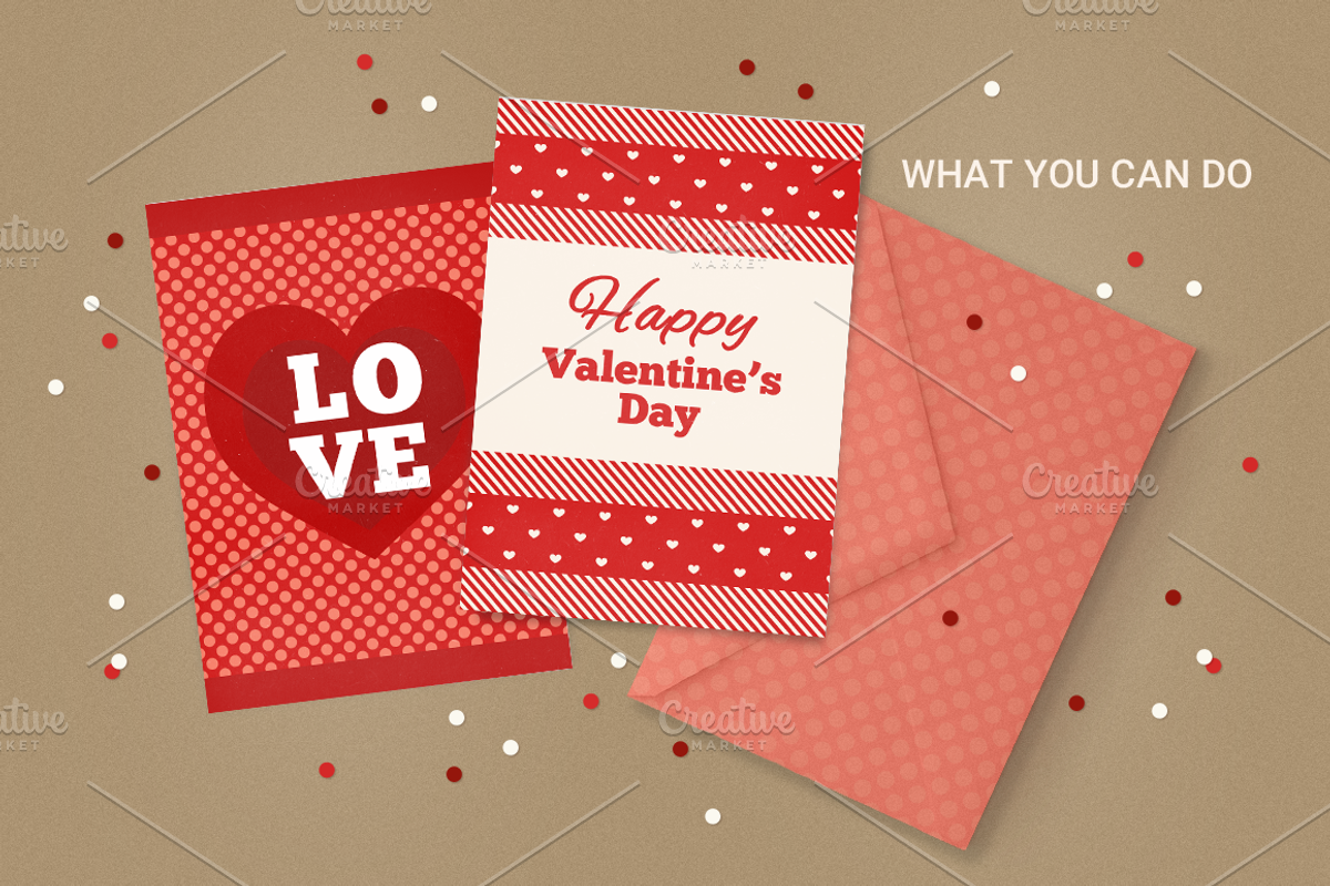 Valentine seamless patterns, a Pattern Graphic by miumiu (Photo 4 of 4)