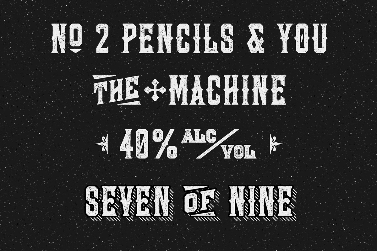 Wooderson Font preview 5