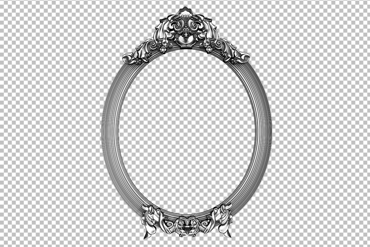 HI-RES VINTAGE OVAL FRAMES, an Object Graphic by 3DSTORE (Photo 5 of 7)