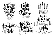 Set of calligraphy inscriptions., an Illustration by Penndpaper (Thumbnail 4 of 5)
