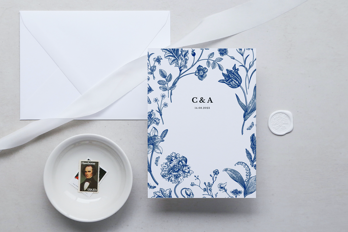 Editable Floral Wedding Invitation, an Invitation Template by ForeverPrint (Photo 3 of 8)