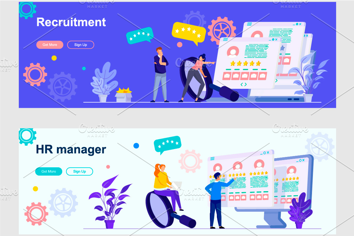 Flat Web Banners Template Kit, a Templates & Theme by alexdndz (Photo 22 of 26)