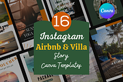 Villa Airbnb Insta Story Templates, a Social Media Template by Kindelight (Thumbnail 1 of 5)
