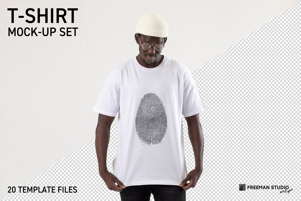 T-Shirt Mockup Bundle, a Shirt Mockup by Freeman Studio (Photo 7 of 13)