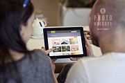 Couple using iPad - 9 photo mockups, an iPhone Mockup by show it better (Thumbnail 2 of 5)