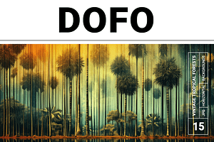 Dofo Co - Vintage Tropical Forests, a Decorative Illustration by milatovar