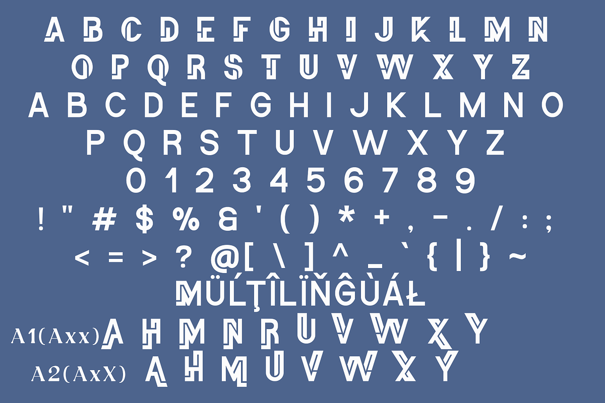 Unera-Bold Font, a Sans Serif Font by NDNL Studio (Photo 9 of 9)
